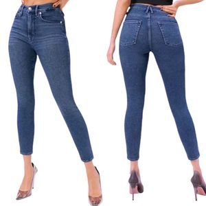 Good American Women's Skinny Jeans - Dark Blue